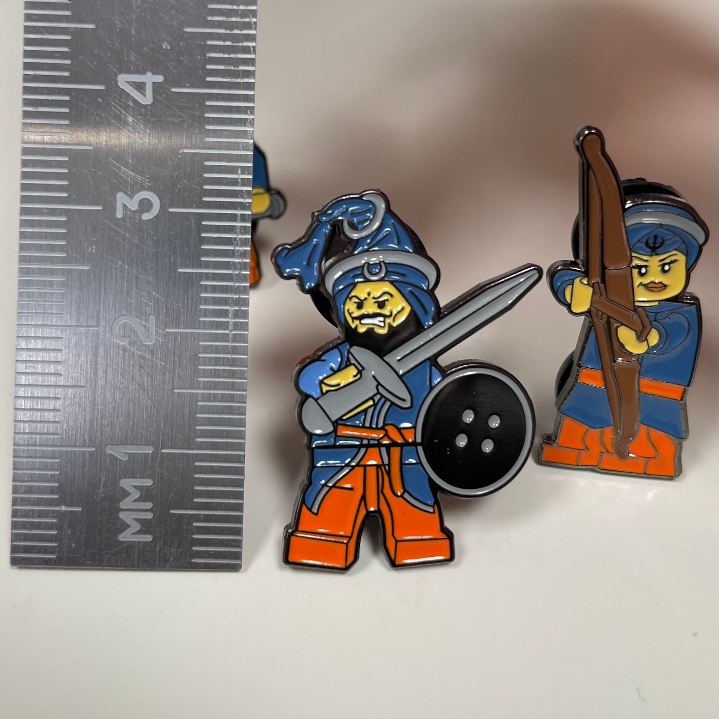 Mighty Khalsa MINIS - 3 pin badges set